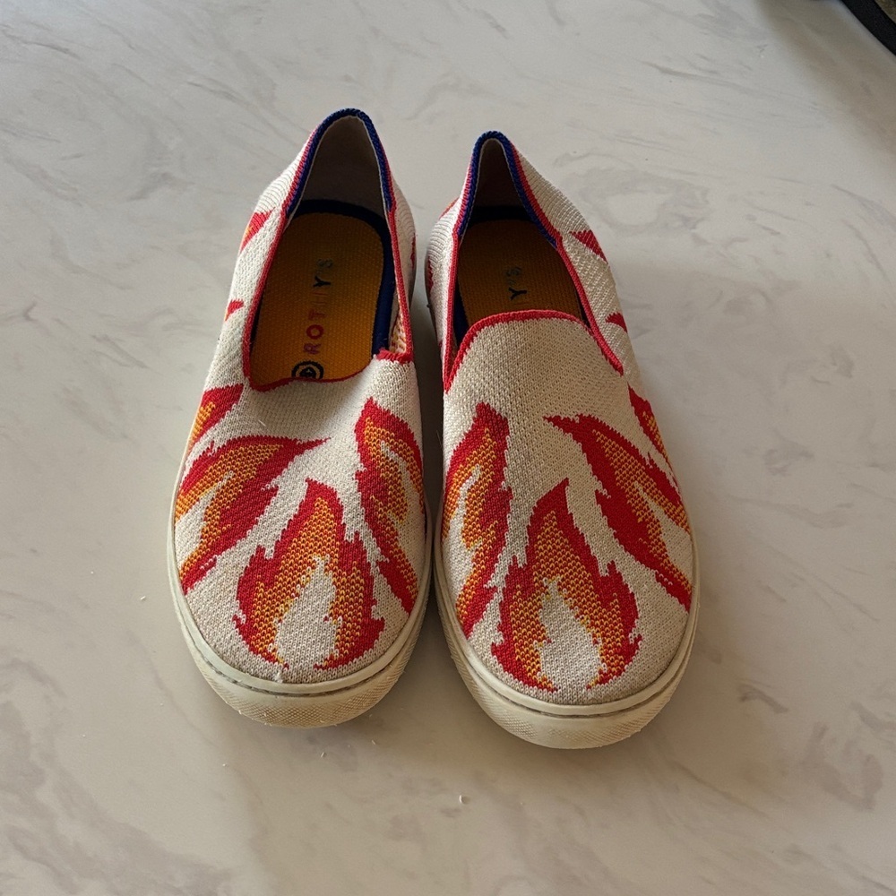 Rothys Flame Pattern Slip-On Sneakers